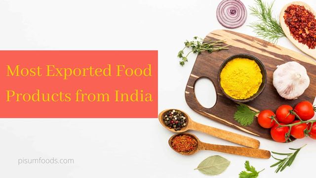 Most Exported Food Products